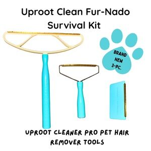 NWT Uproot Fur-Nado Survival Kit 3-piece Set